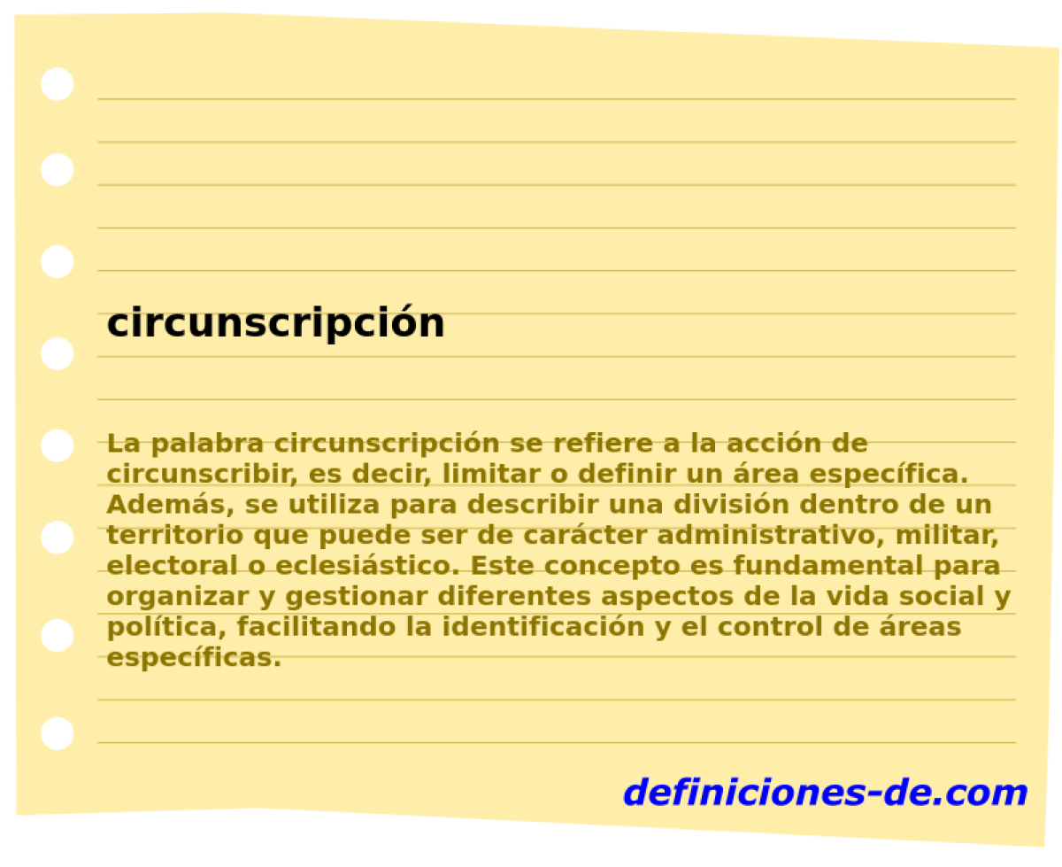 circunscripcin 