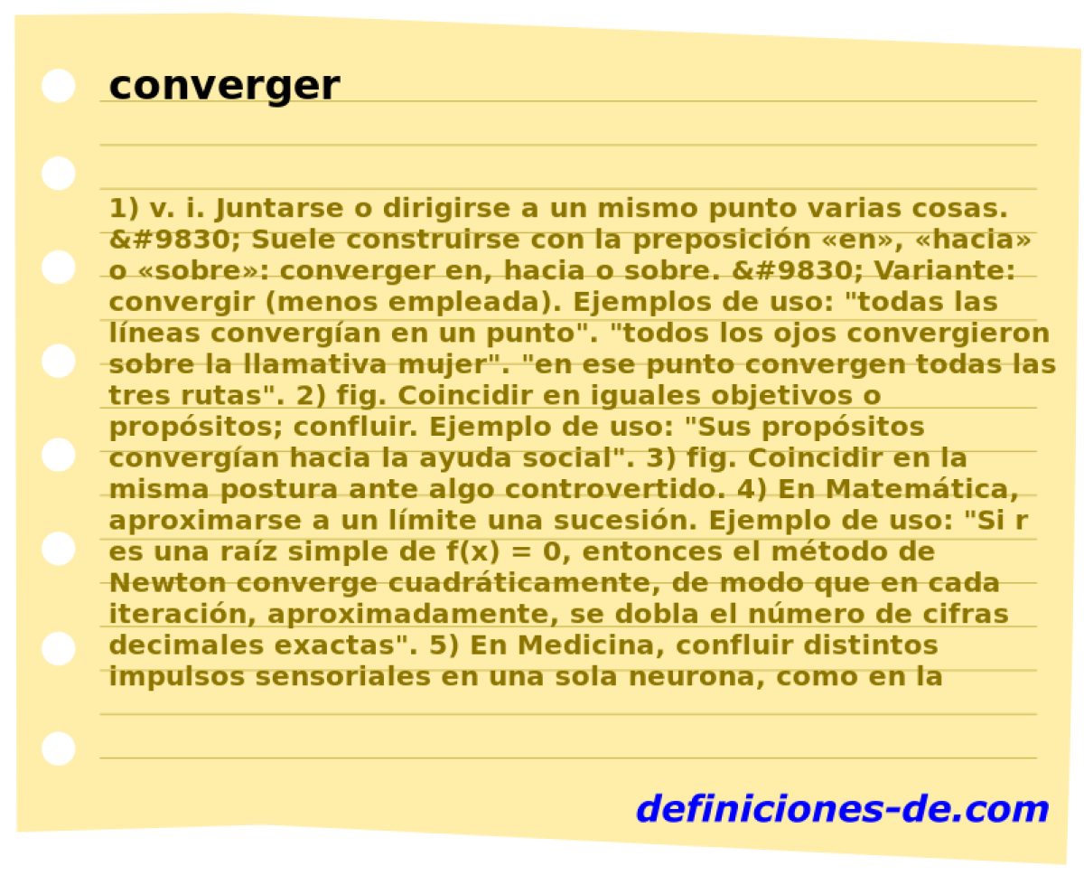 converger 