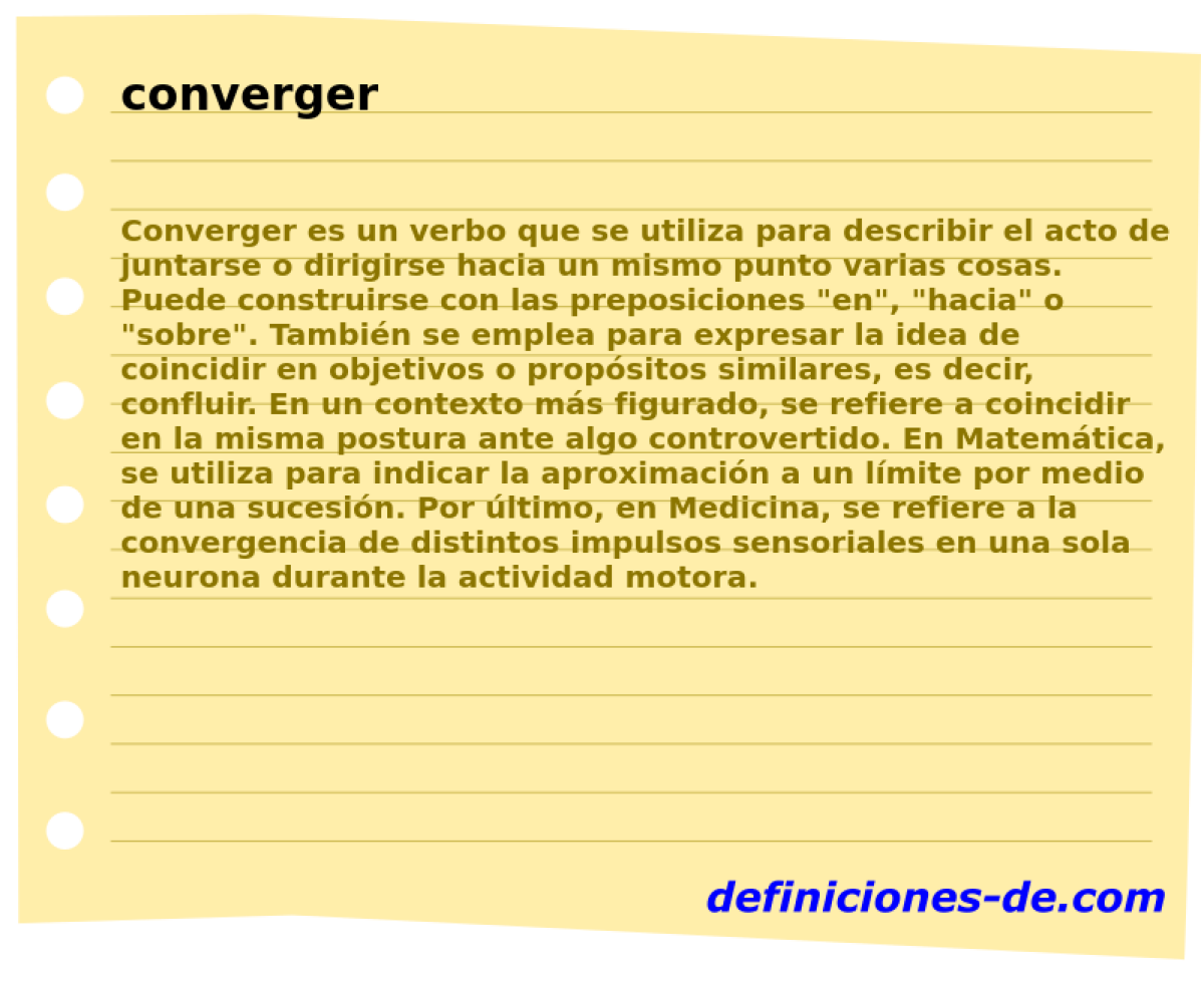 converger 