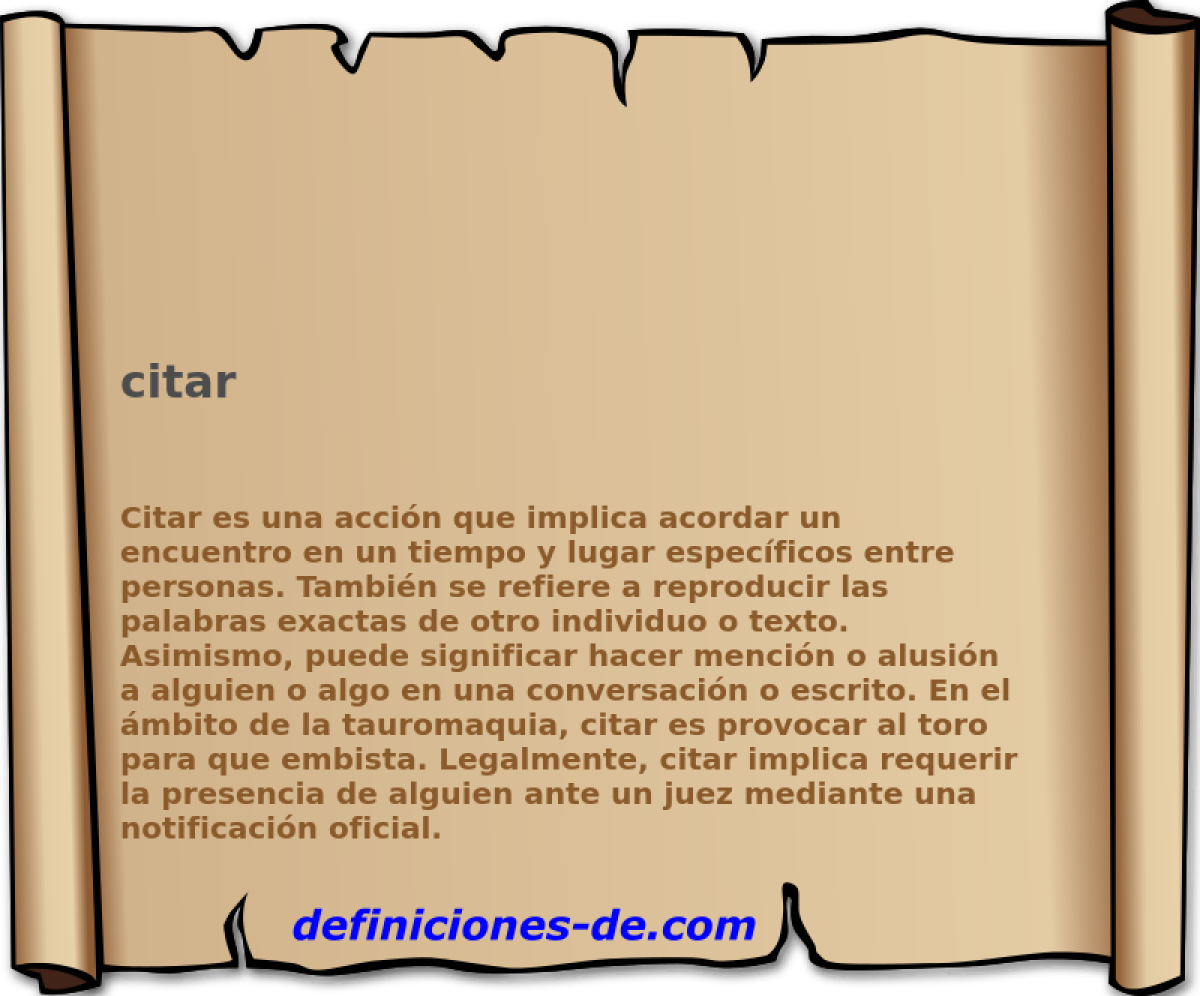 citar 