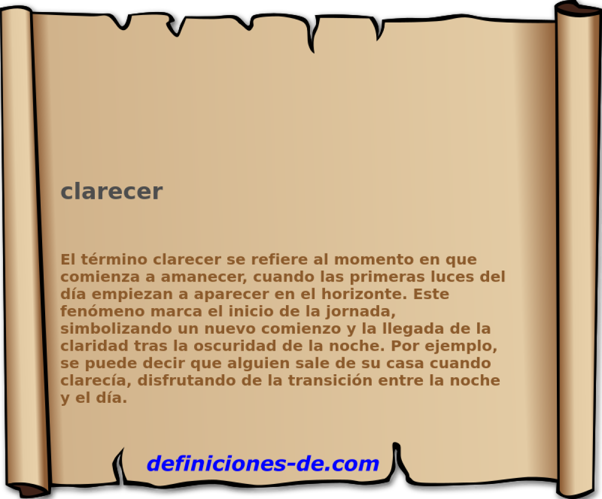 clarecer 