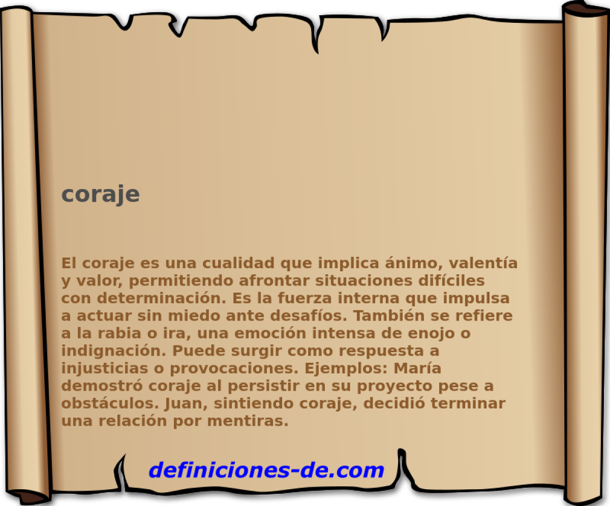 coraje 