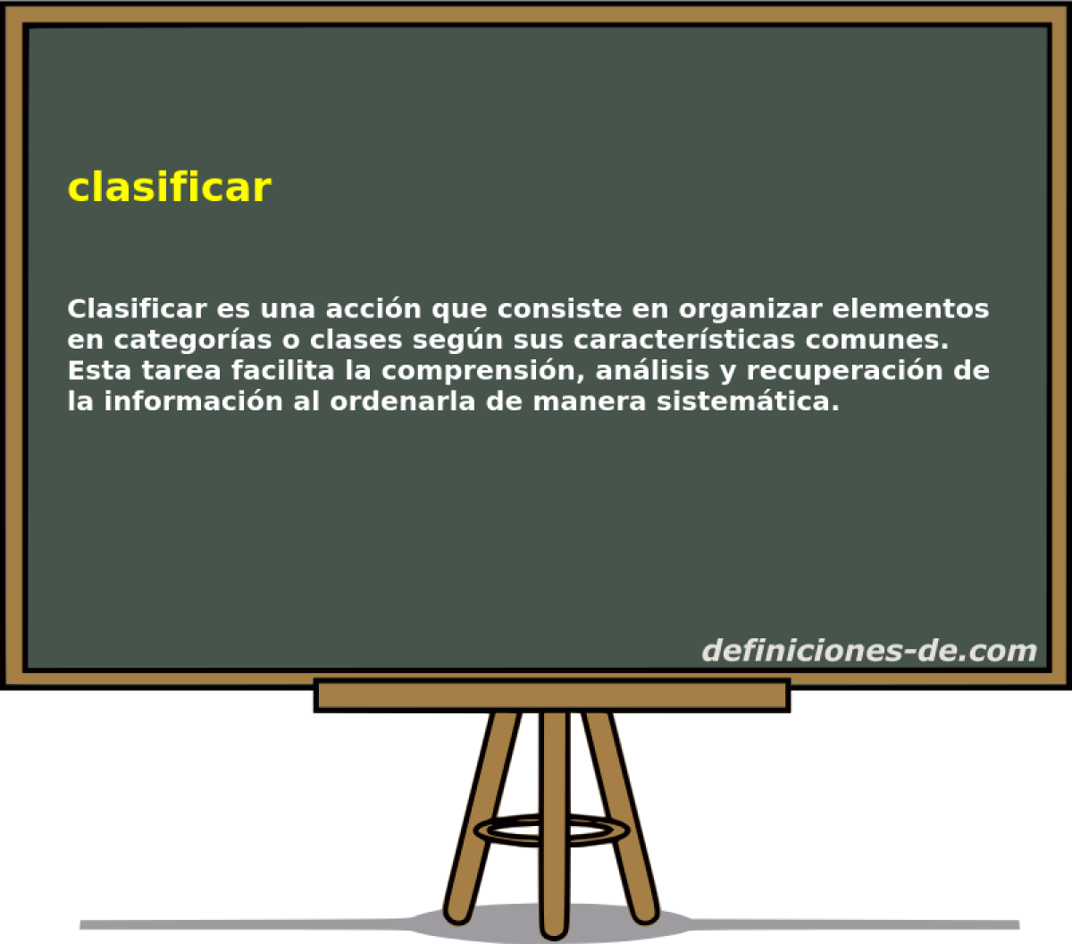 clasificar 