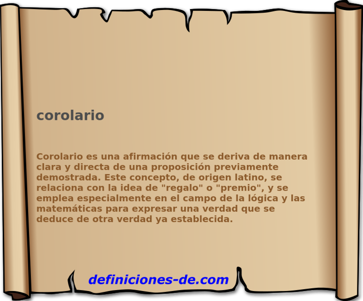 corolario 