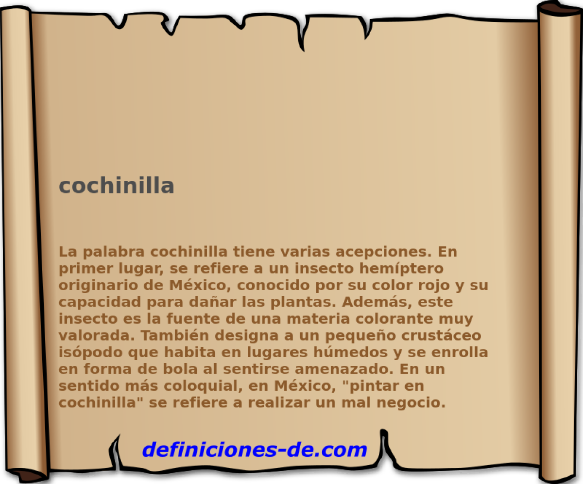 cochinilla 