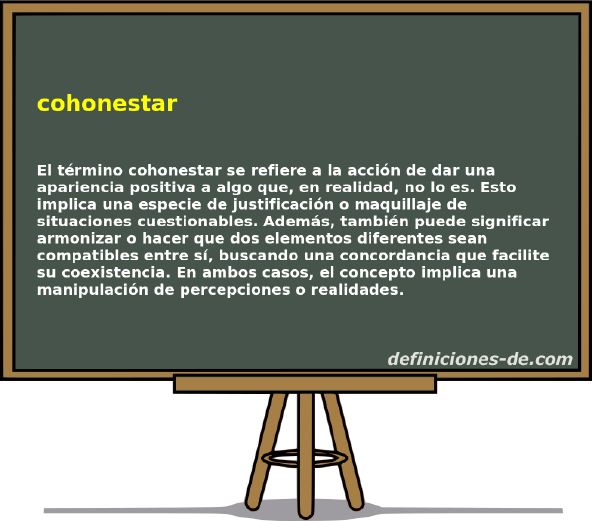 cohonestar 