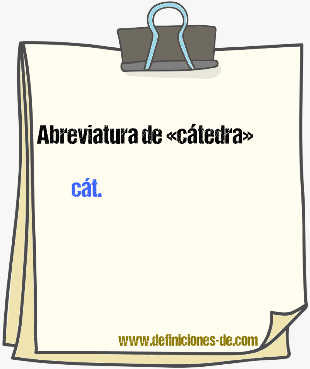 Abreviaturas de ctedra