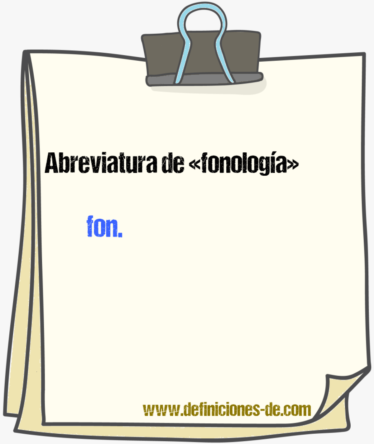 Abreviaturas de fonologa