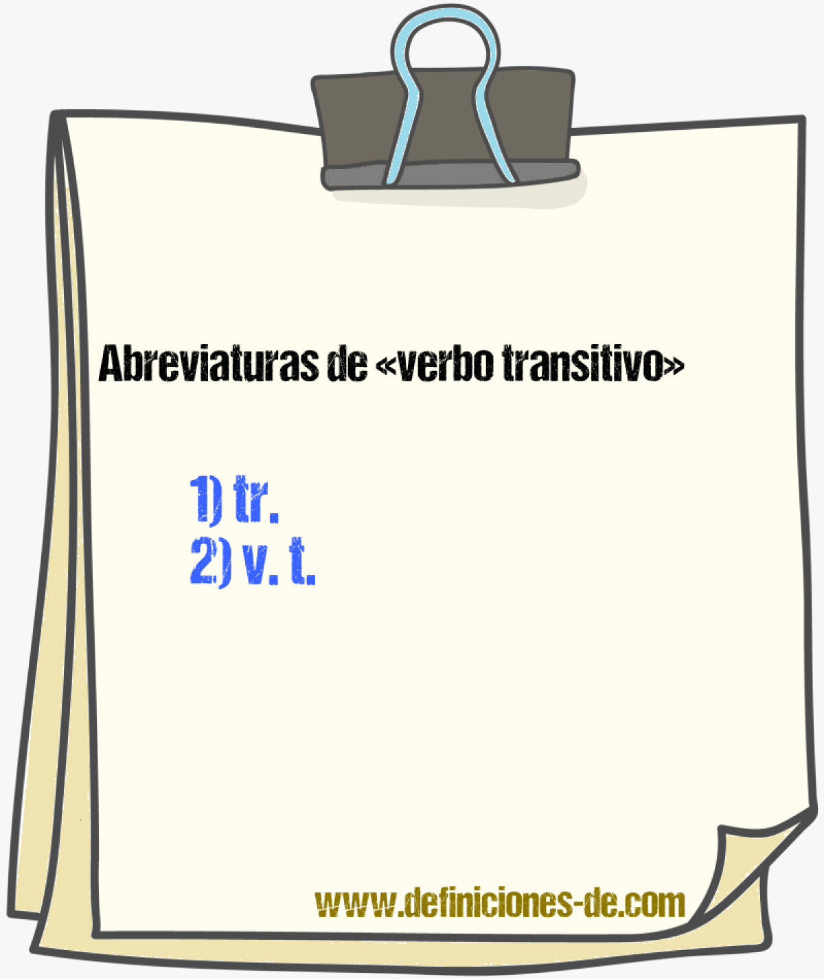 abreviatura