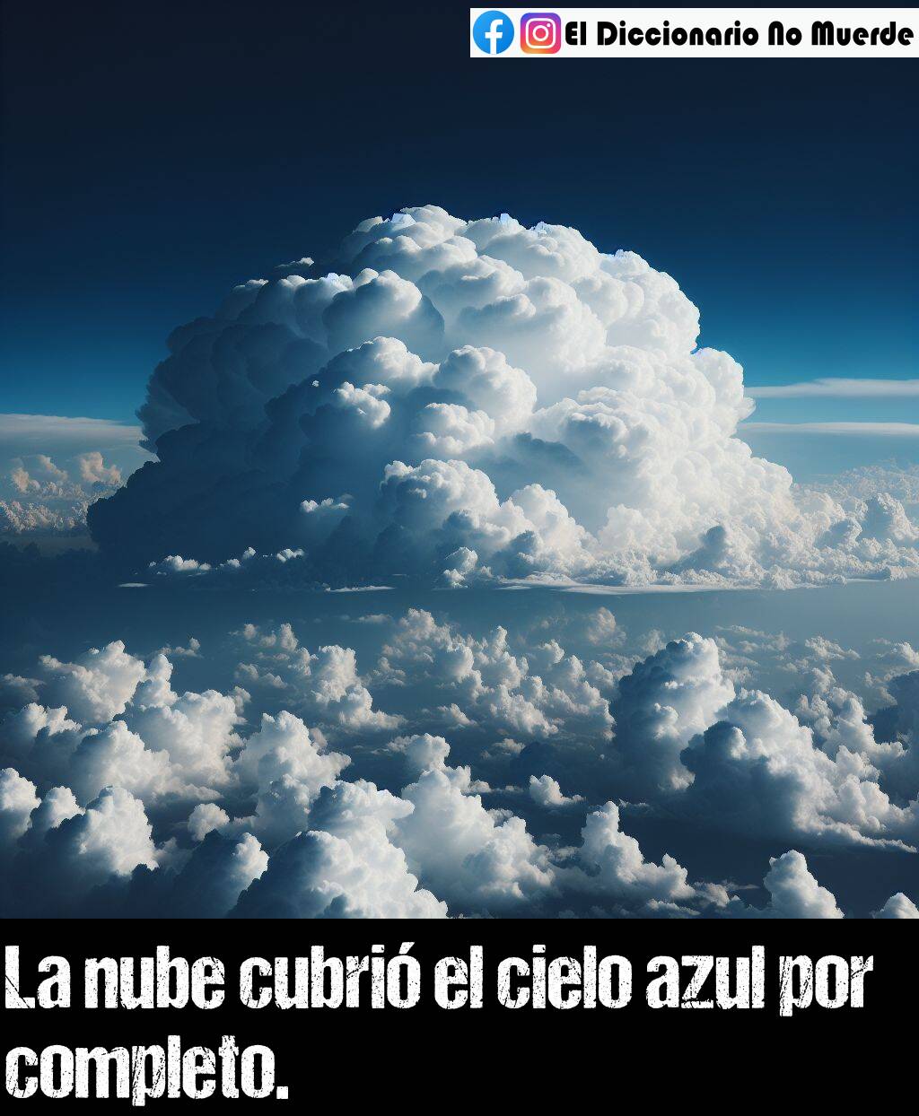 40 oraciones con «nube»
