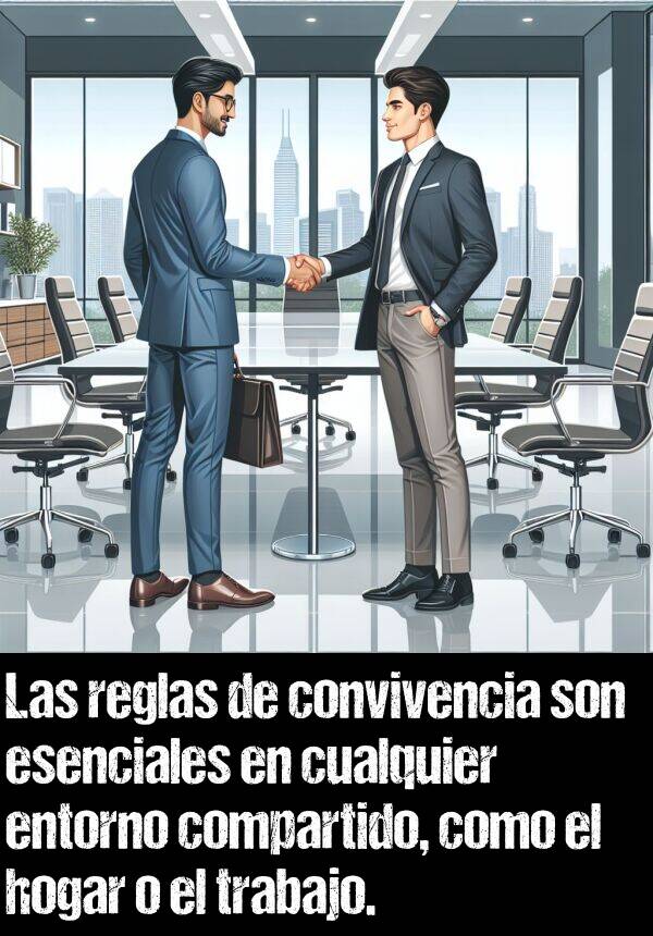 reglas: Las reglas de convivencia son esenciales en cualquier entorno compartido, como el hogar o el trabajo.