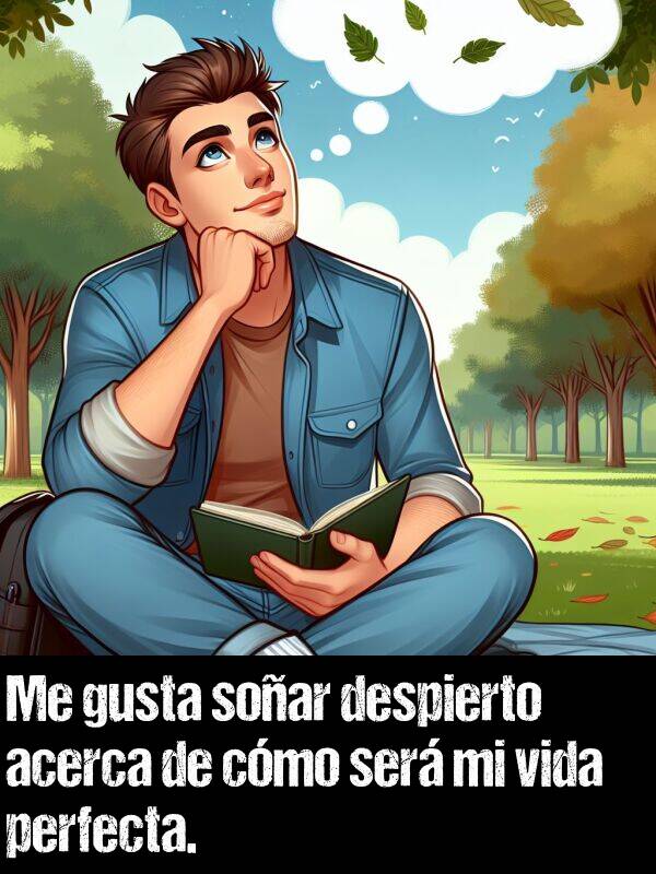 vida: Me gusta soar despierto acerca de cmo ser mi vida perfecta.