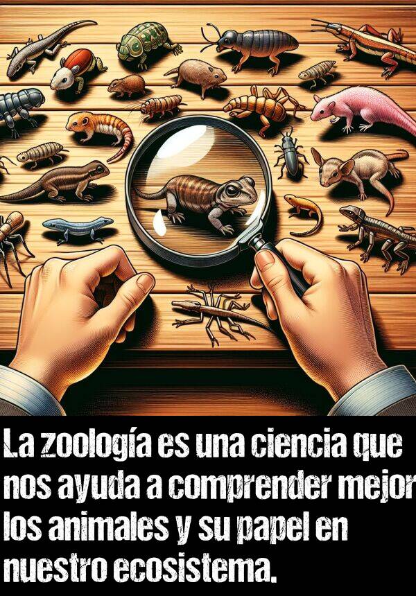zoologa: La zoologa es una ciencia que nos ayuda a comprender mejor los animales y su papel en nuestro ecosistema.