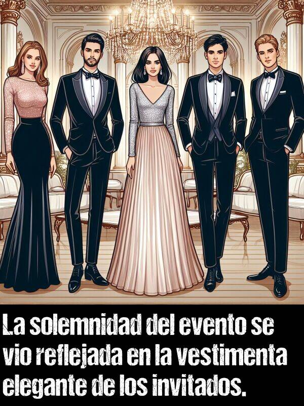 solemnidad: La solemnidad del evento se vio reflejada en la vestimenta elegante de los invitados.