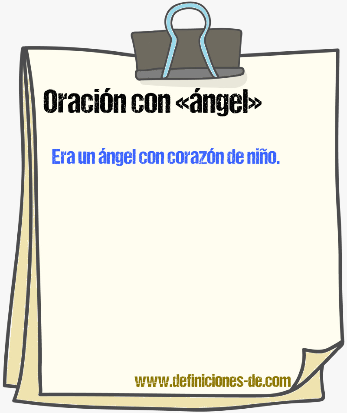 Ejemplos de oraciones con ngel