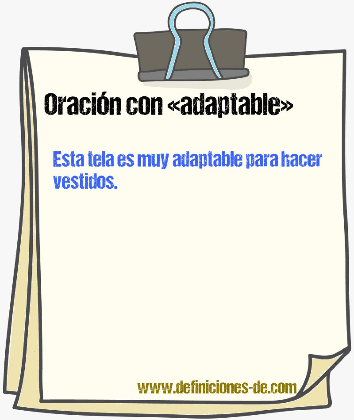 Ejemplos de oraciones con adaptable