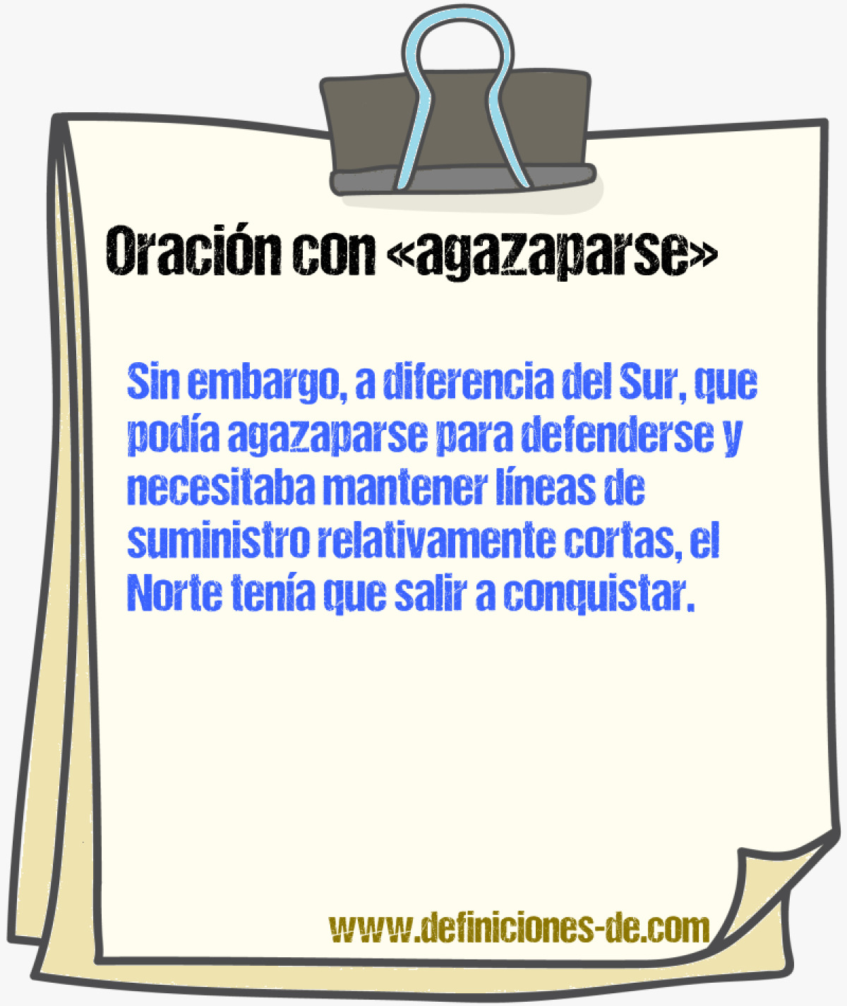 Ejemplos de oraciones con agazaparse