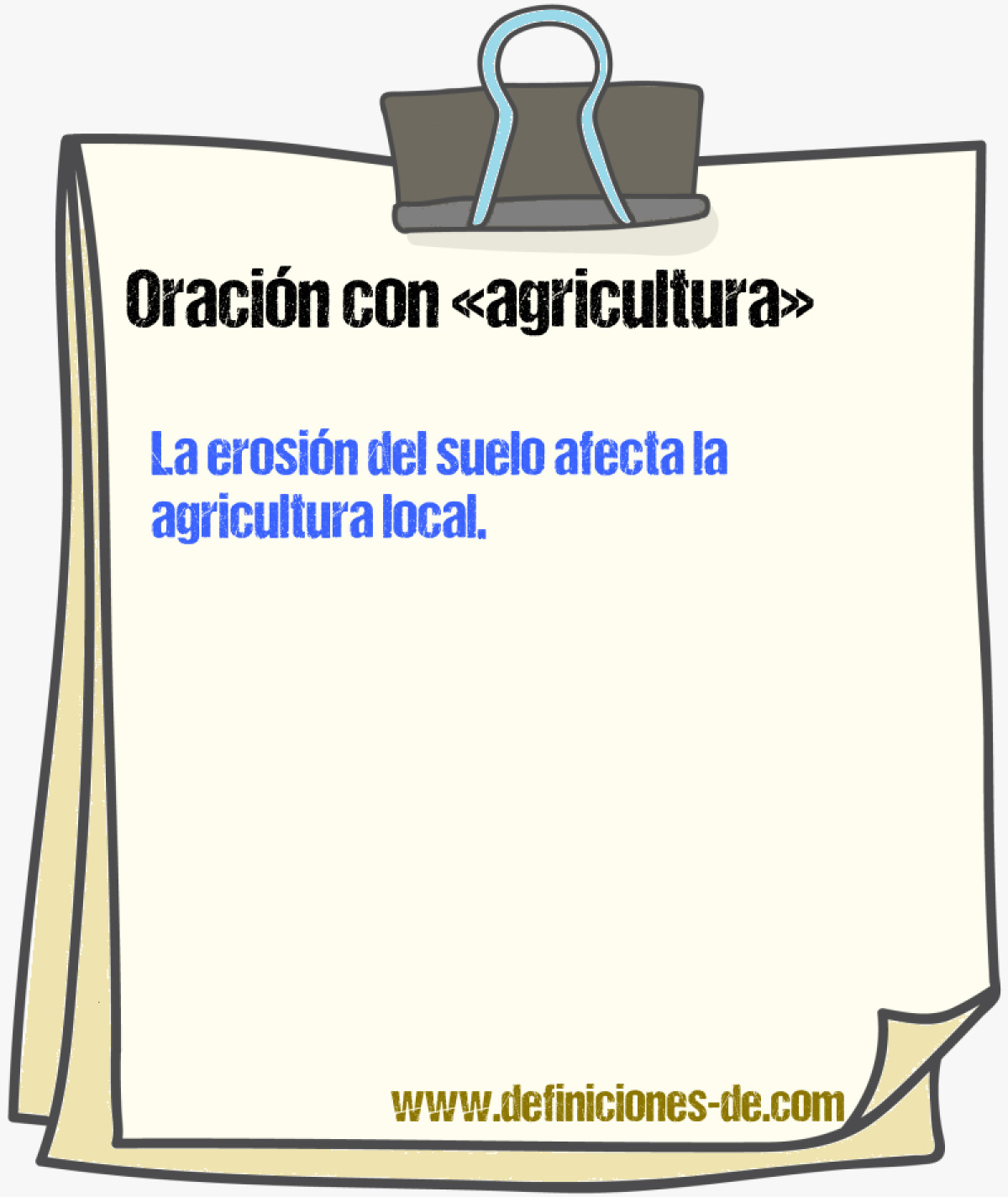 Ejemplos de oraciones con agricultura