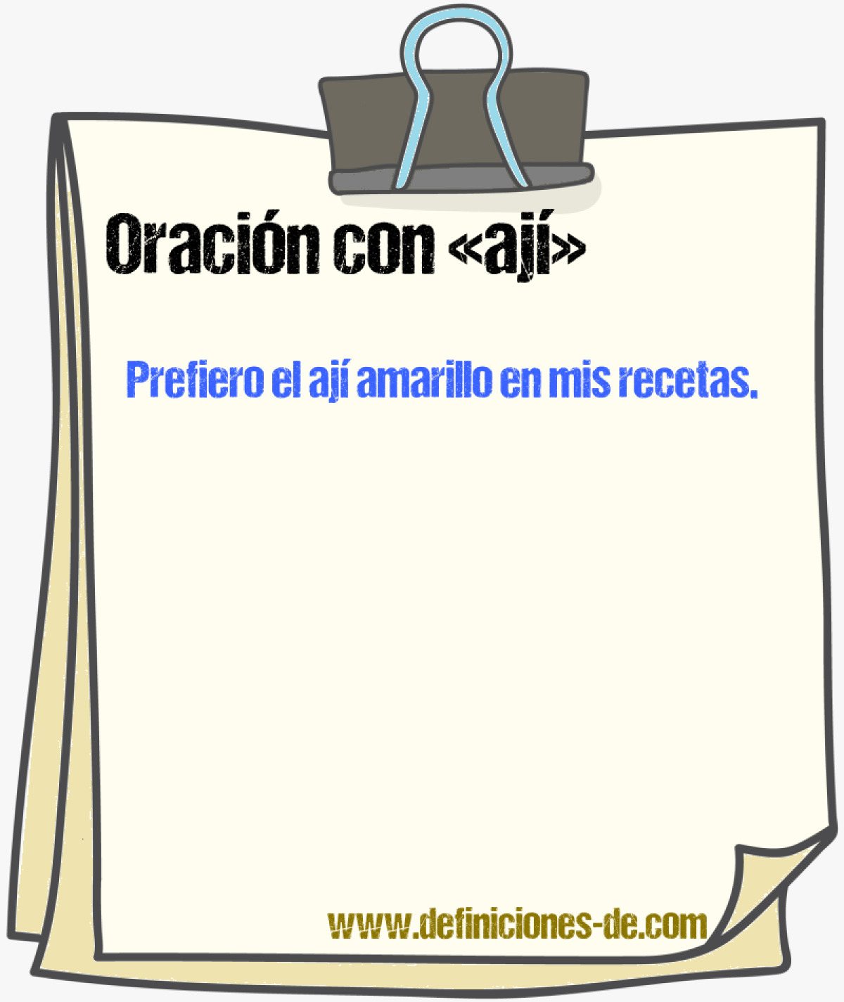 Ejemplos de oraciones con aj