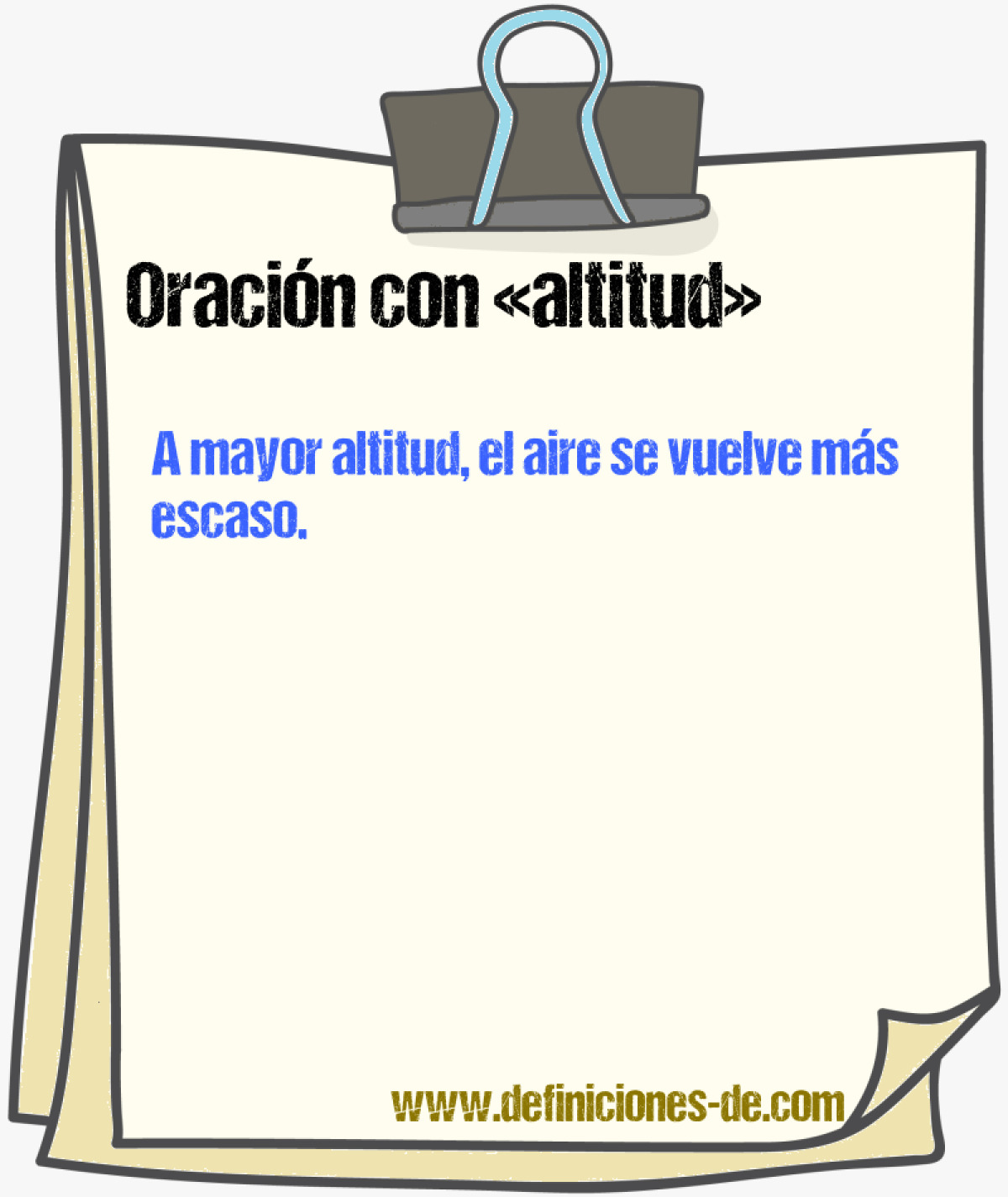 Ejemplos de oraciones con altitud