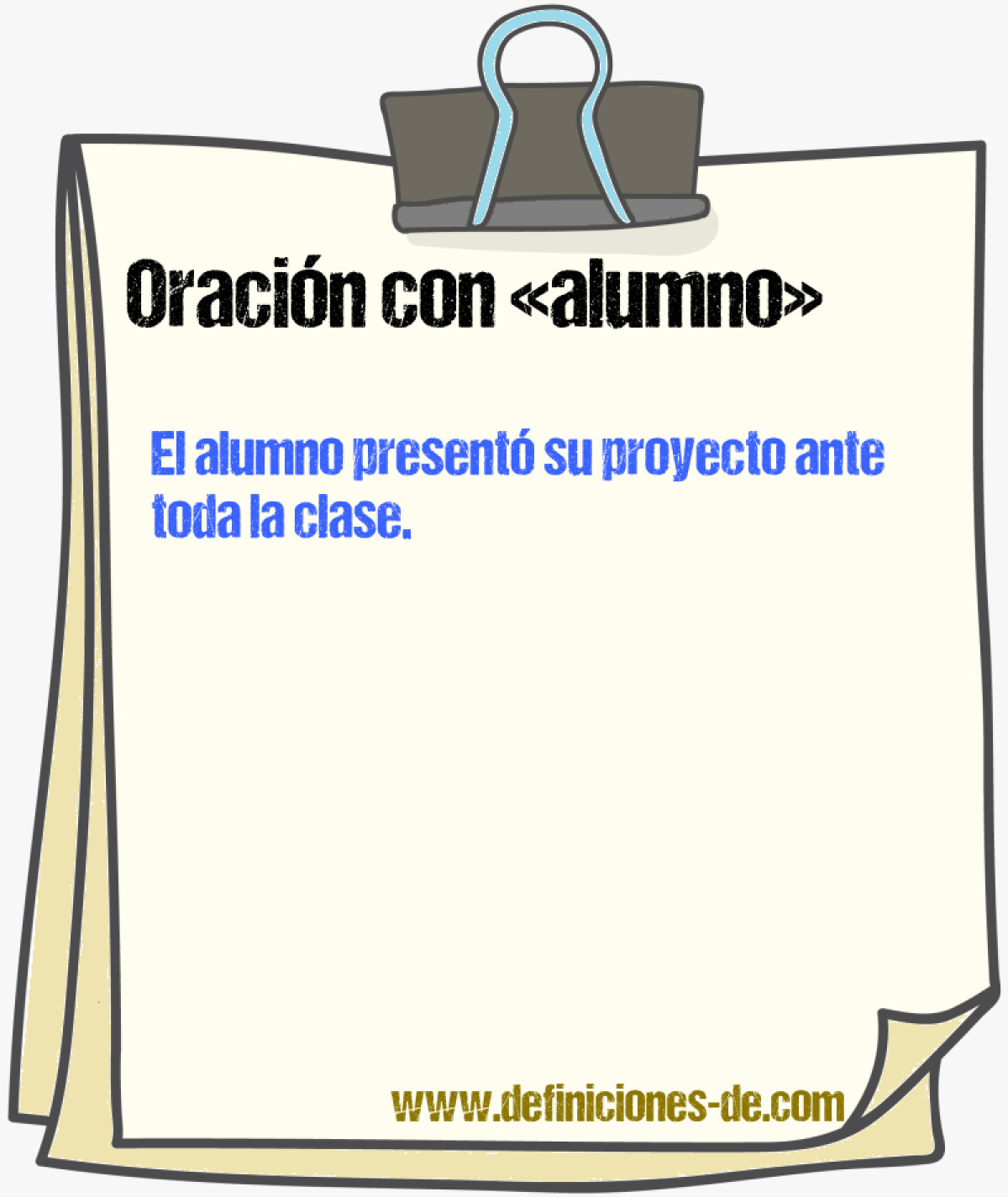 Ejemplos de oraciones con alumno