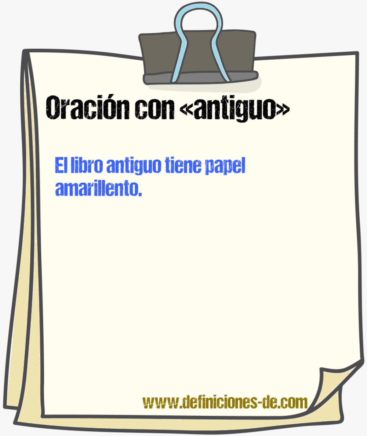 Ejemplos de oraciones con antiguo