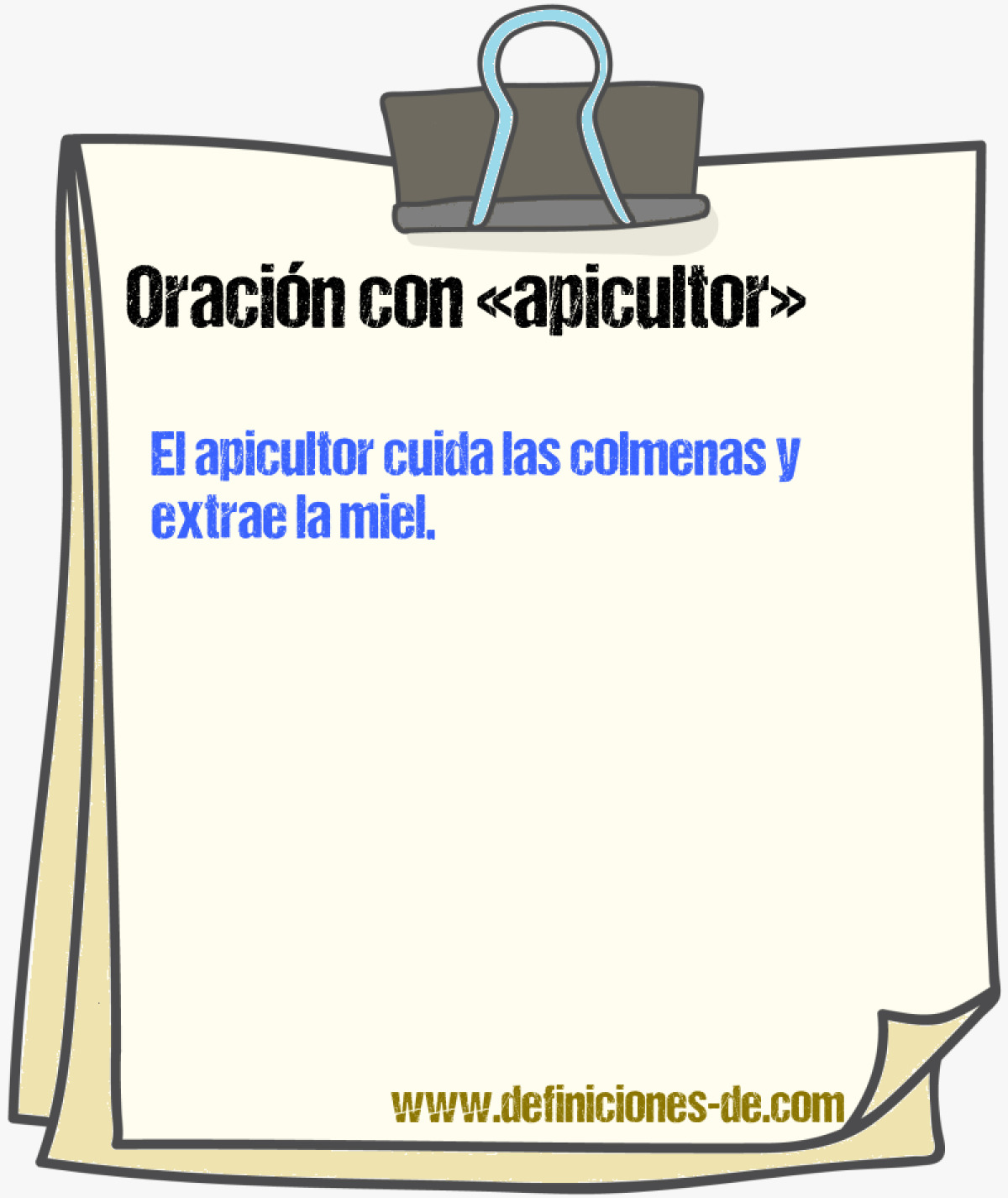 Ejemplos de oraciones con apicultor