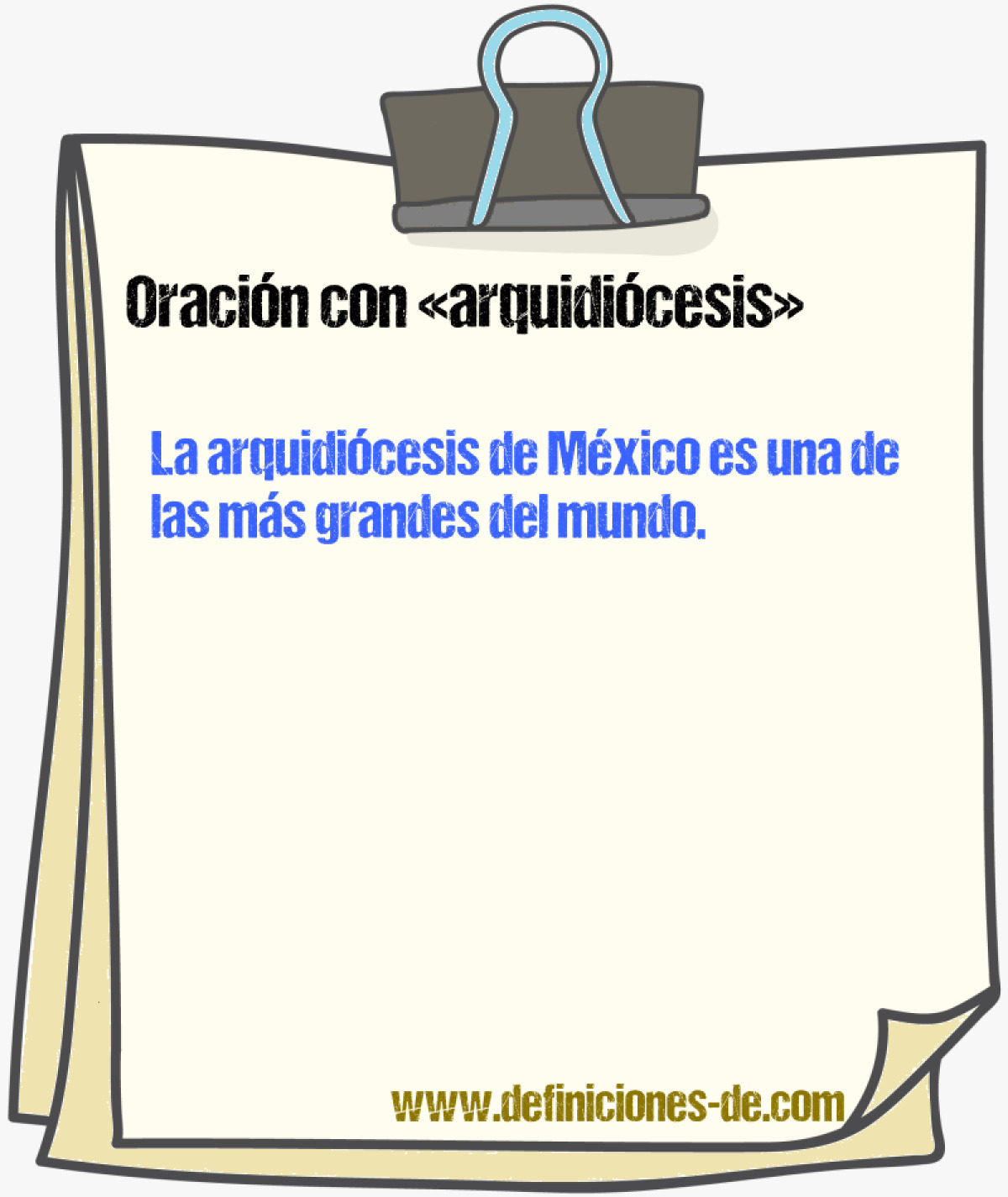 Ejemplos de oraciones con arquidicesis