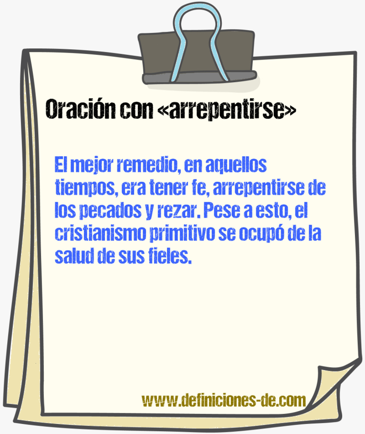 Ejemplos de oraciones con arrepentirse