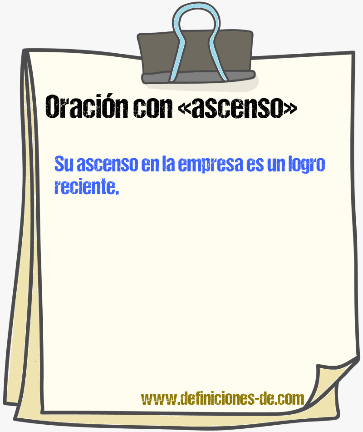 Ejemplos de oraciones con ascenso