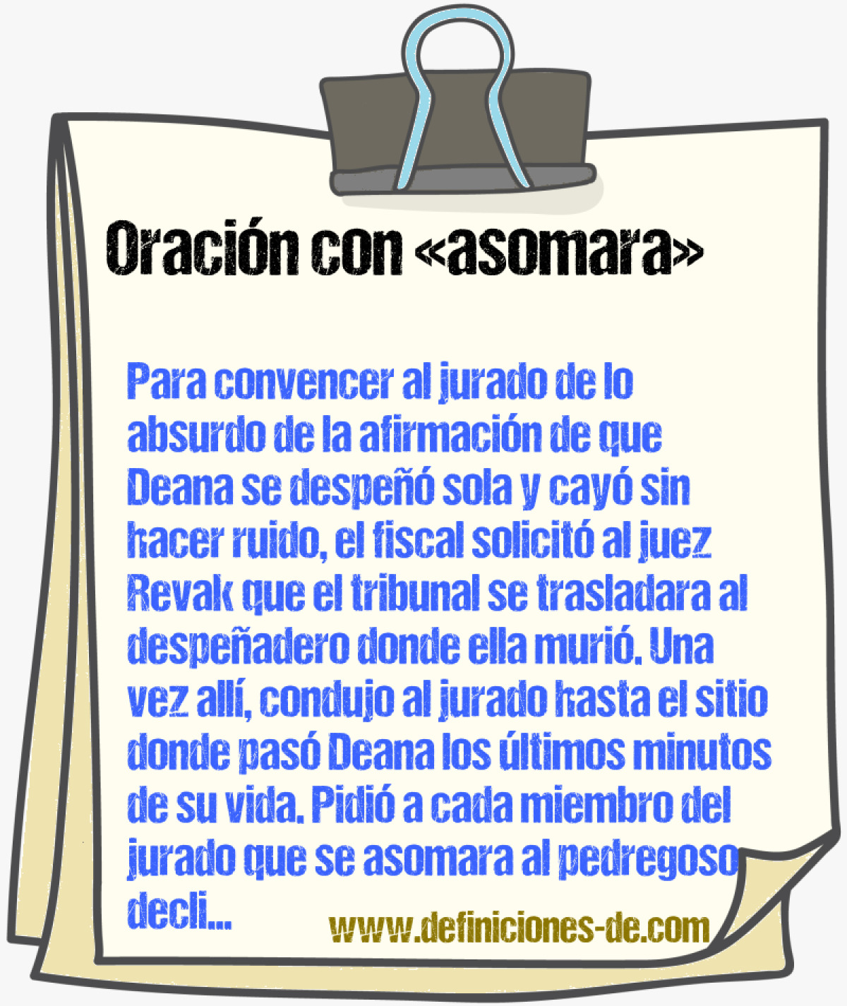 Ejemplos de oraciones con asomara