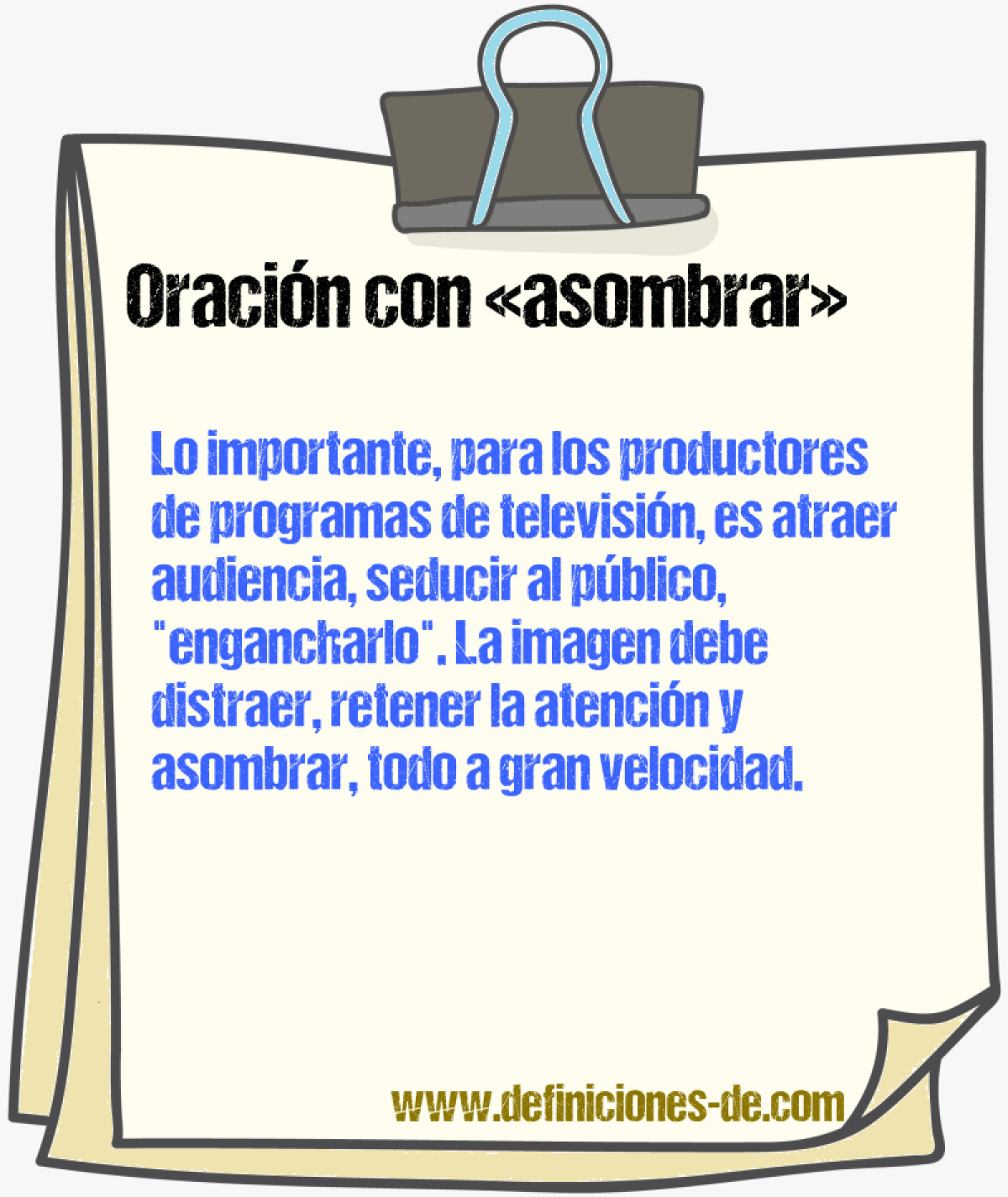 Ejemplos de oraciones con asombrar