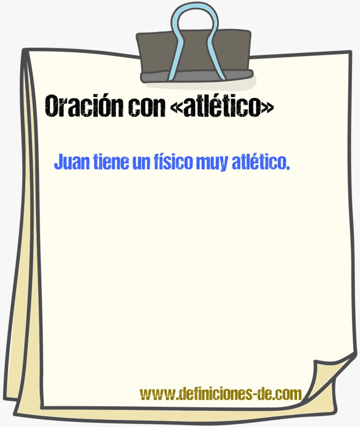 Ejemplos de oraciones con atltico