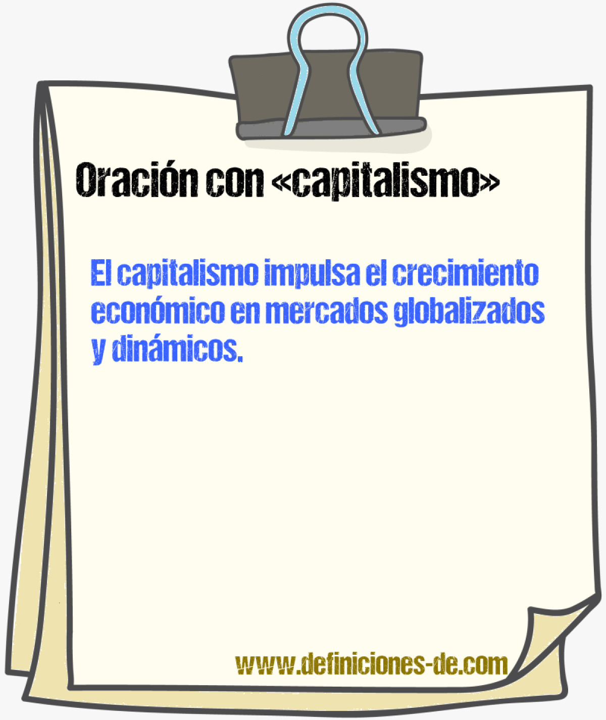 Ejemplos de oraciones con capitalismo