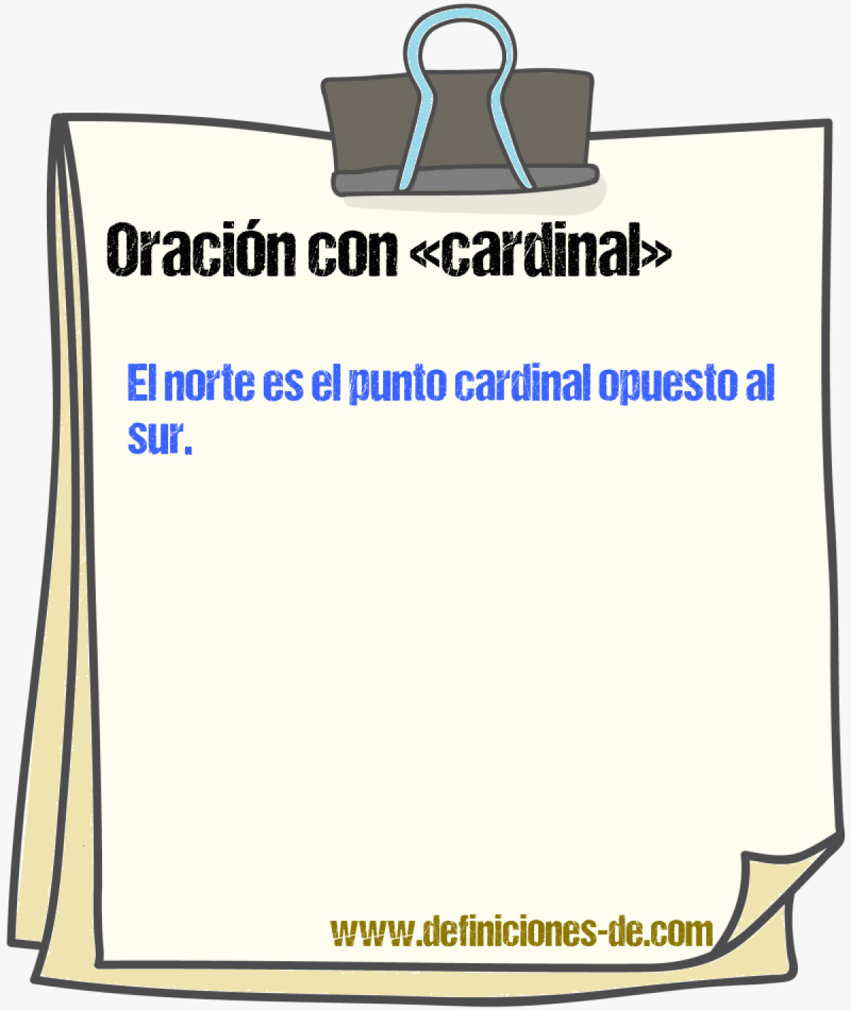 Ejemplos de oraciones con cardinal