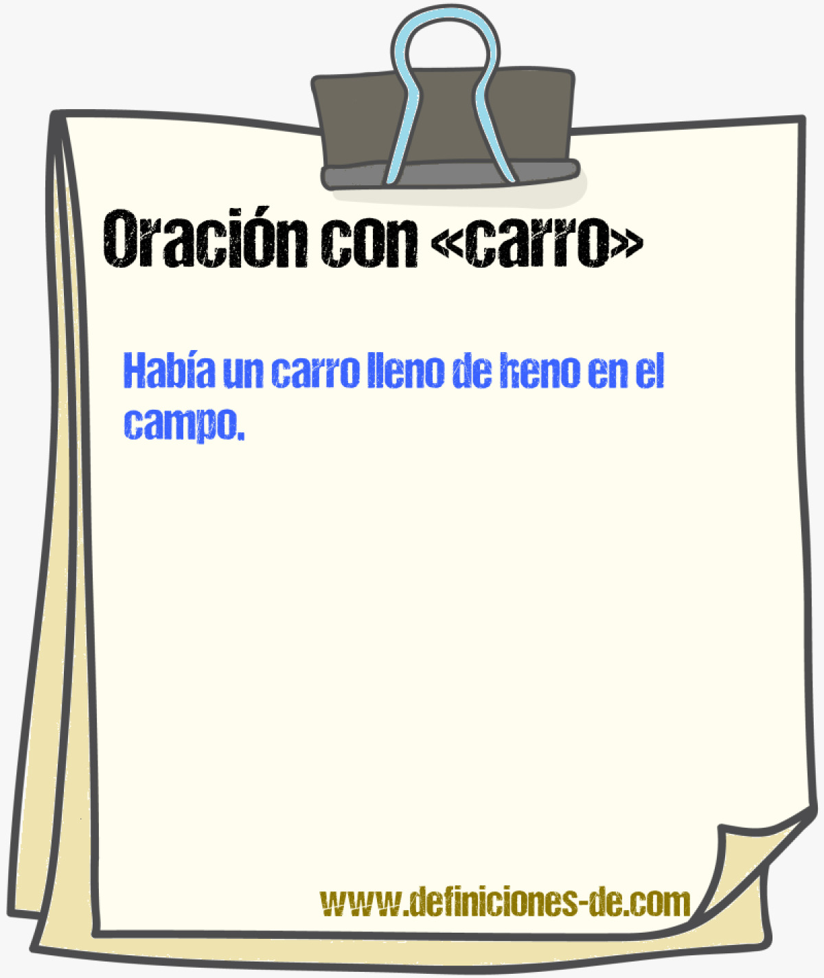 Ejemplos de oraciones con carro