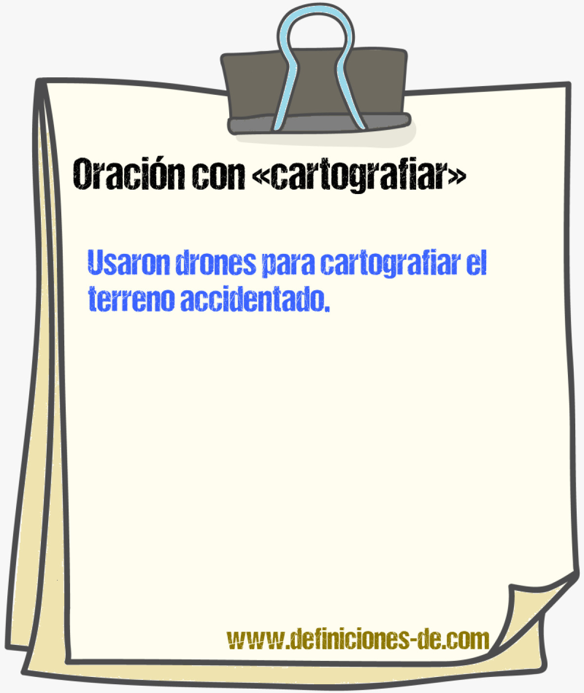 Ejemplos de oraciones con cartografiar