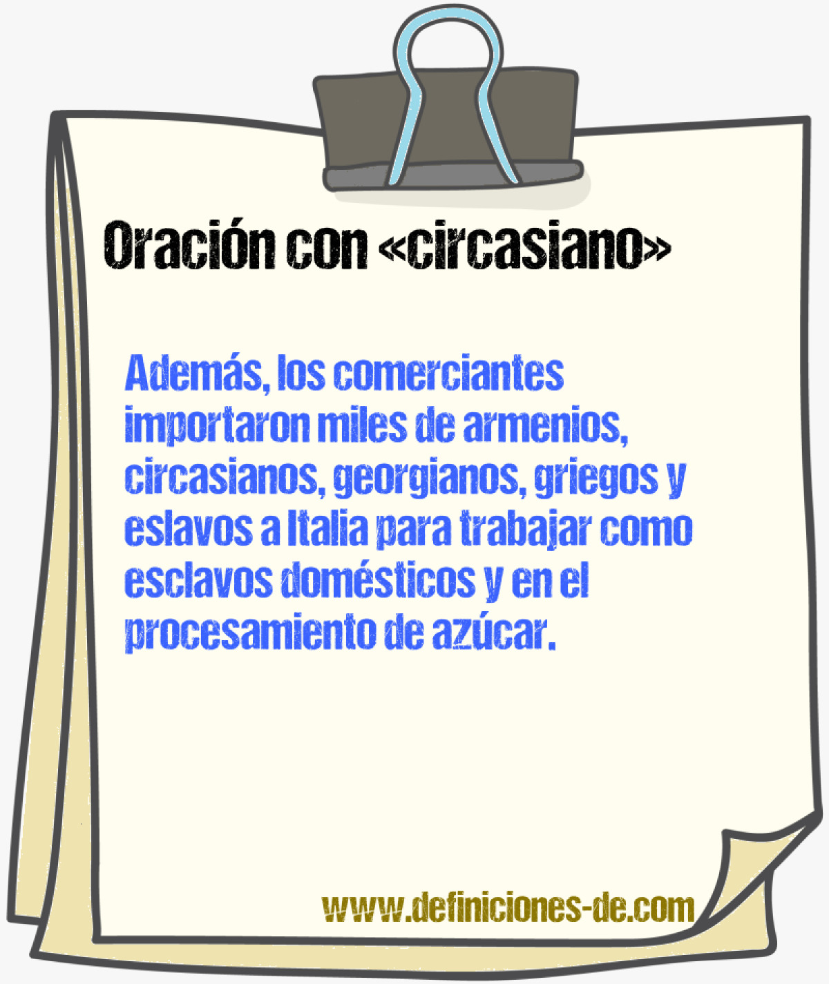 Ejemplos de oraciones con circasiano