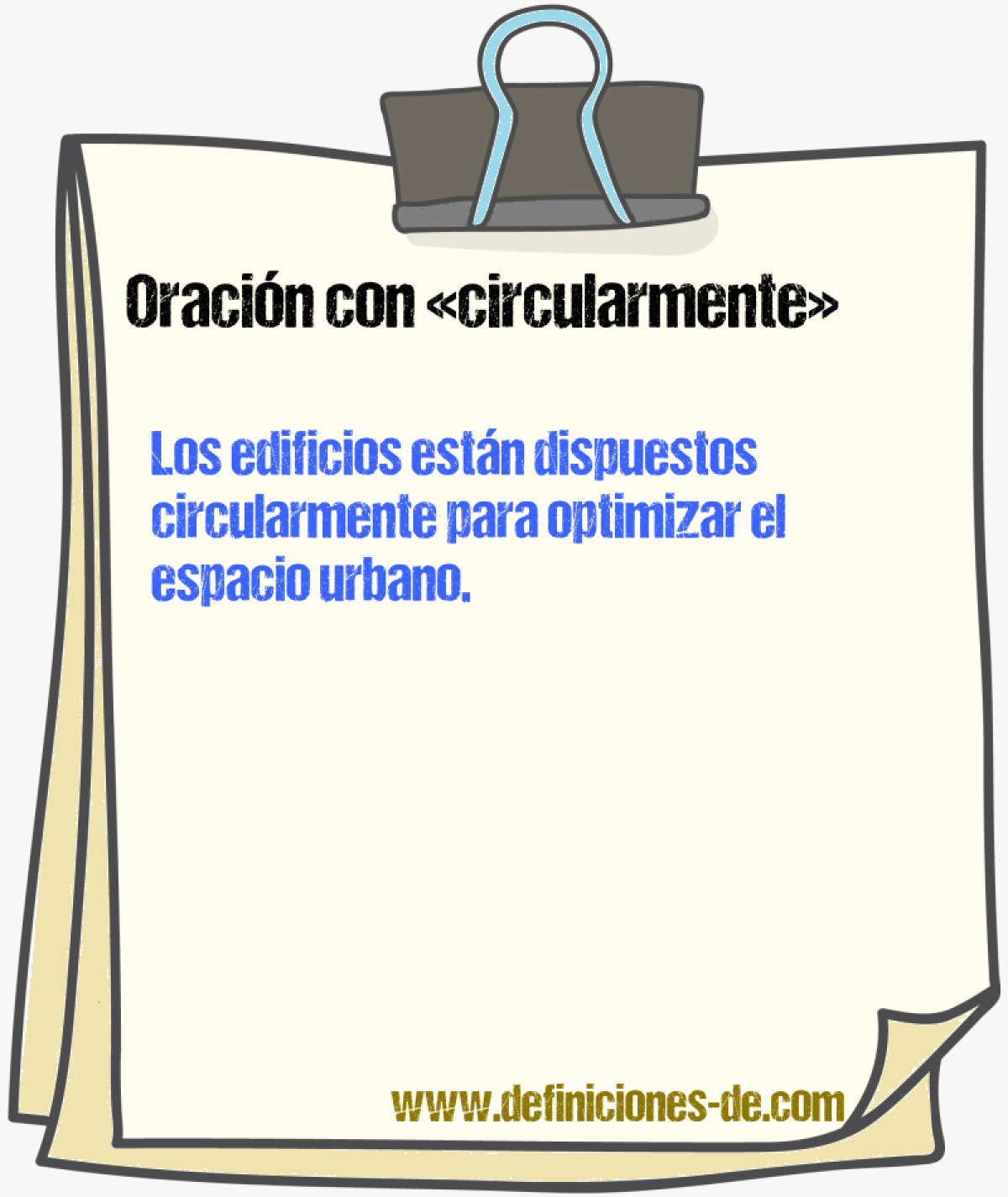 Ejemplos de oraciones con circularmente