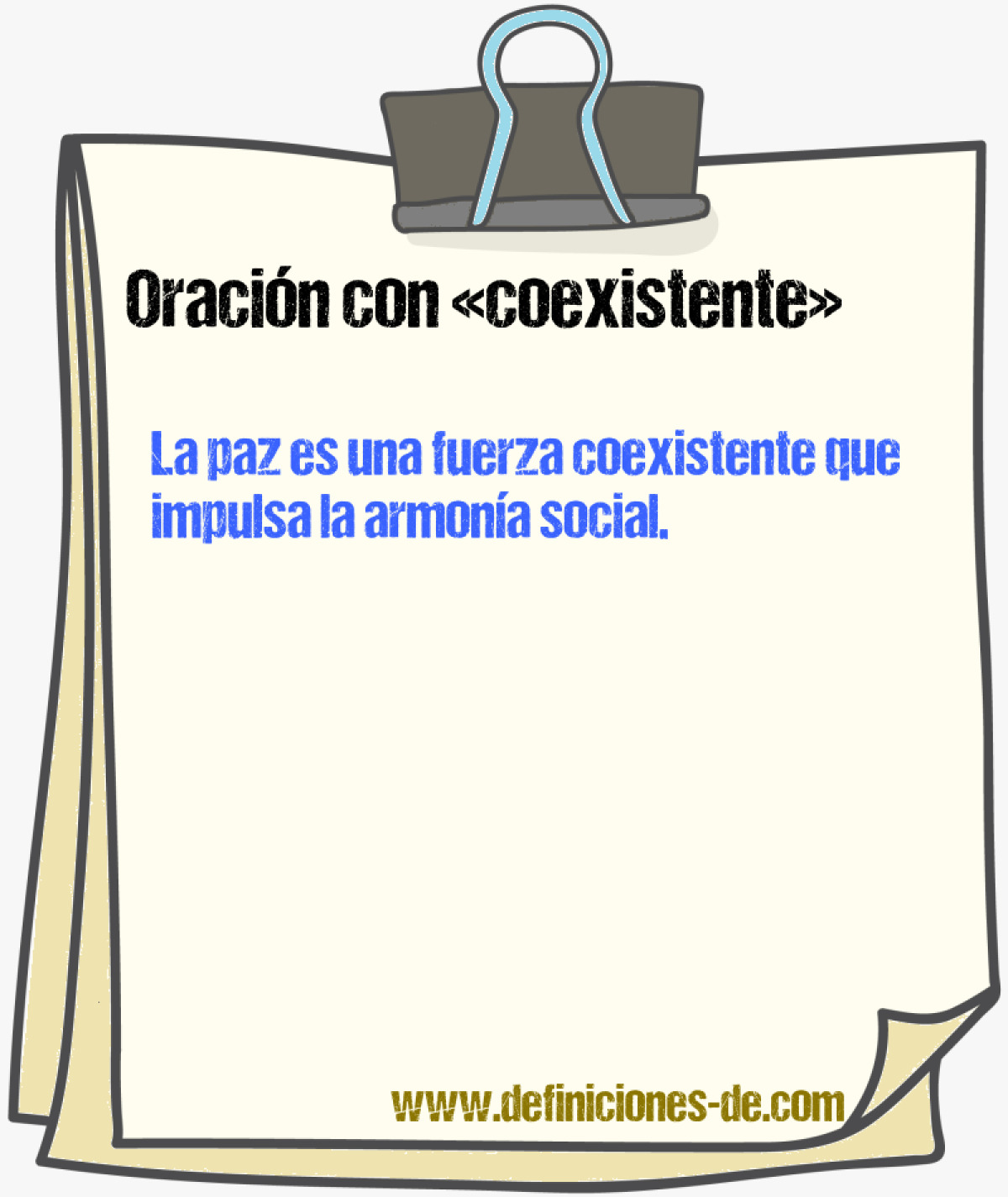 Ejemplos de oraciones con coexistente