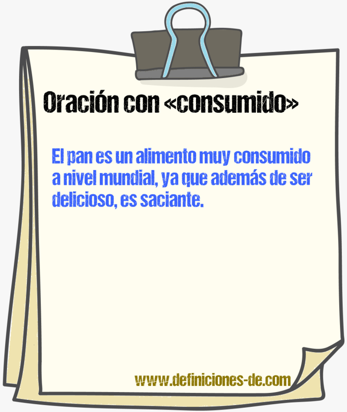 Ejemplos de oraciones con consumido