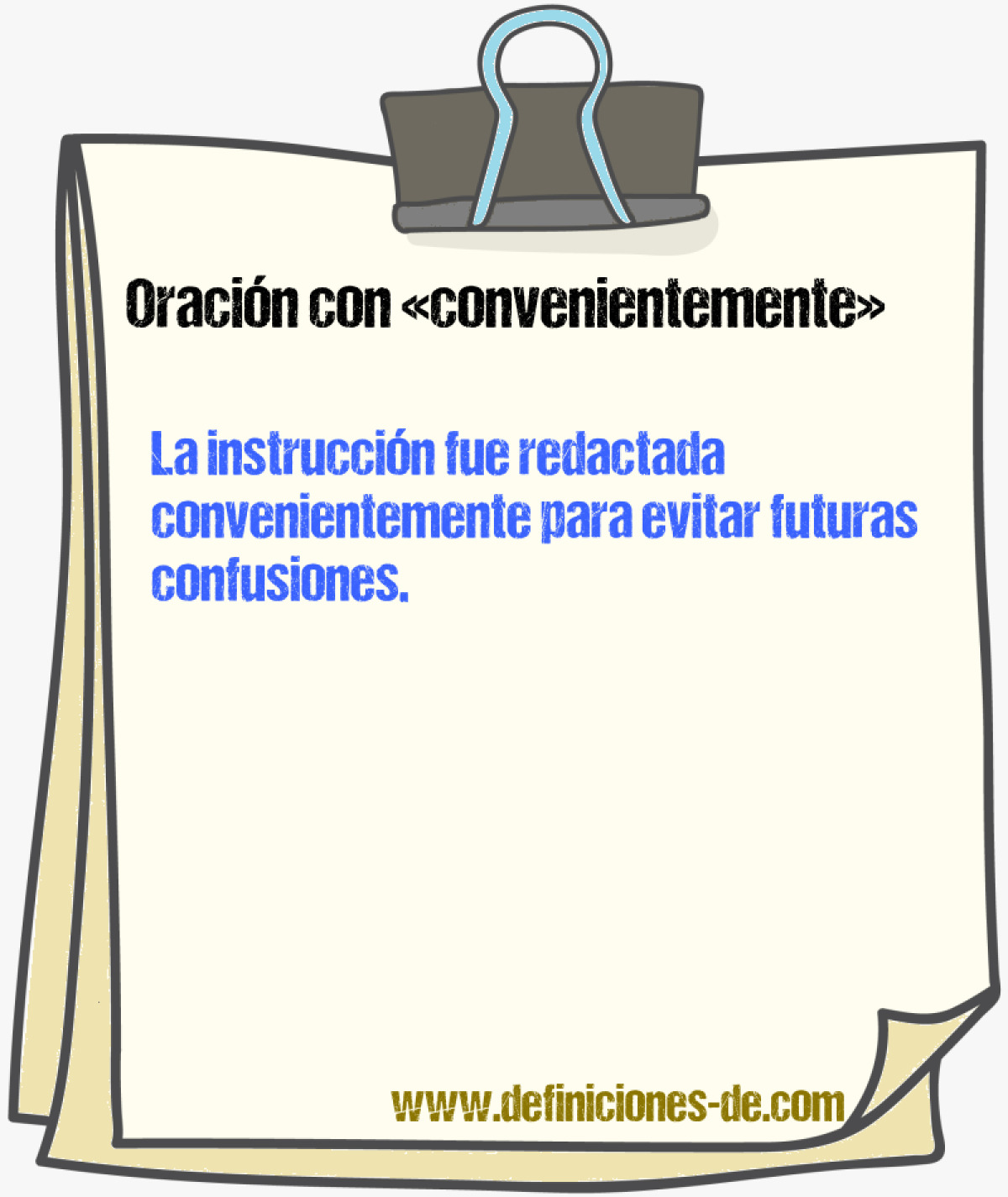 Ejemplos de oraciones con convenientemente