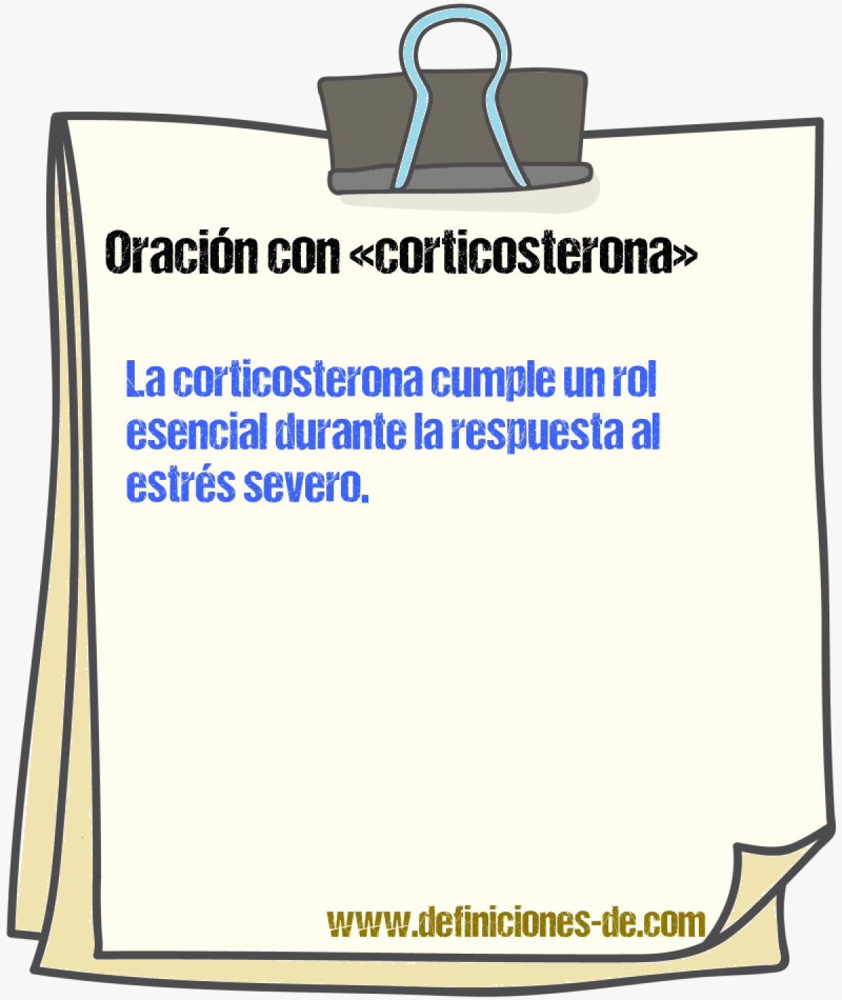 Ejemplos de oraciones con corticosterona