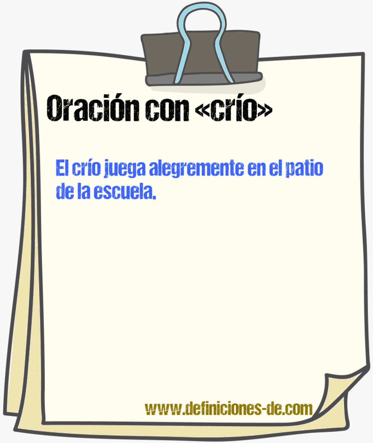 Ejemplos de oraciones con cro