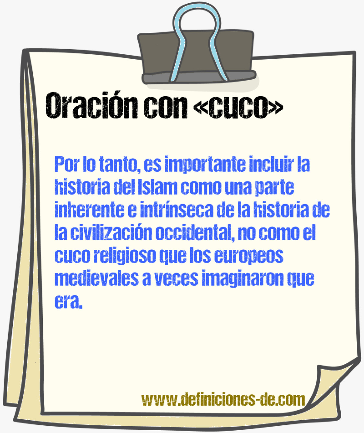 Ejemplos de oraciones con cuco