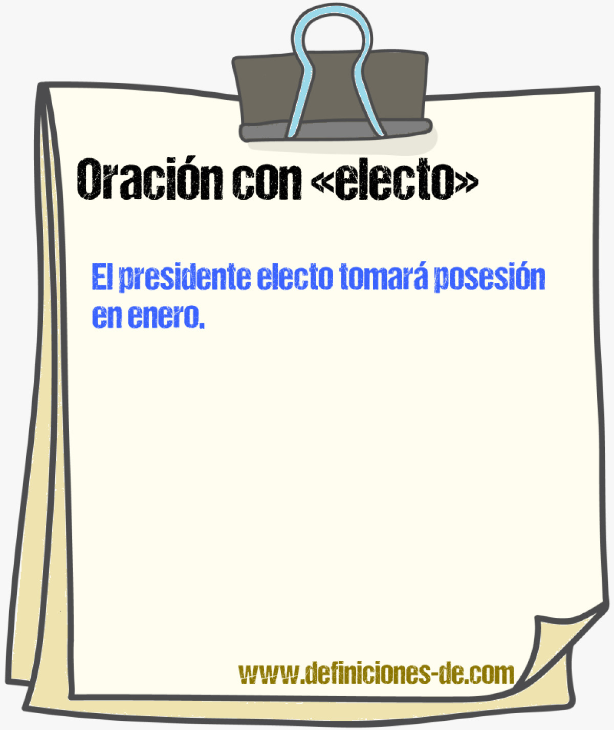 Ejemplos de oraciones con electo