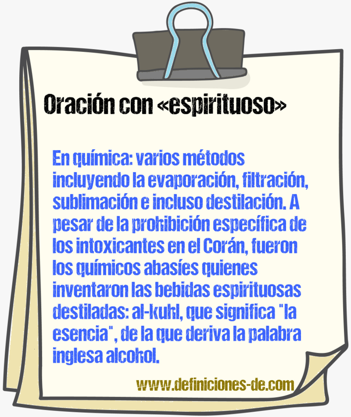 Ejemplos de oraciones con espirituoso