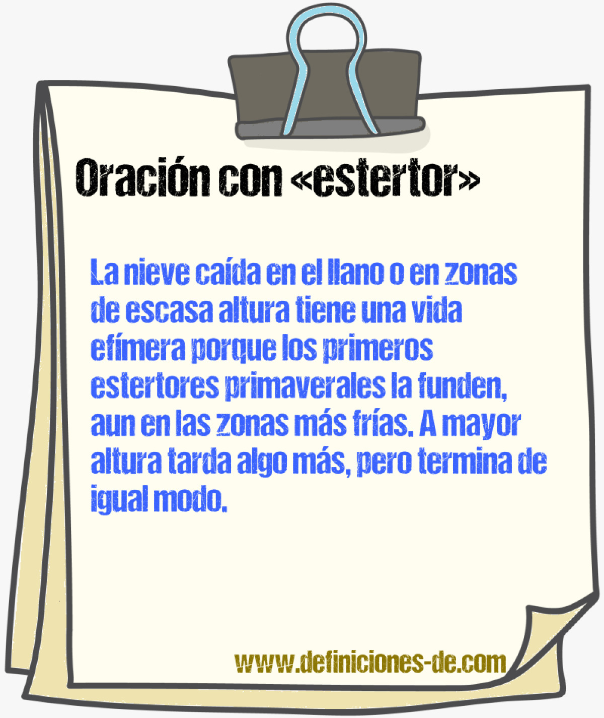 Ejemplos de oraciones con estertor