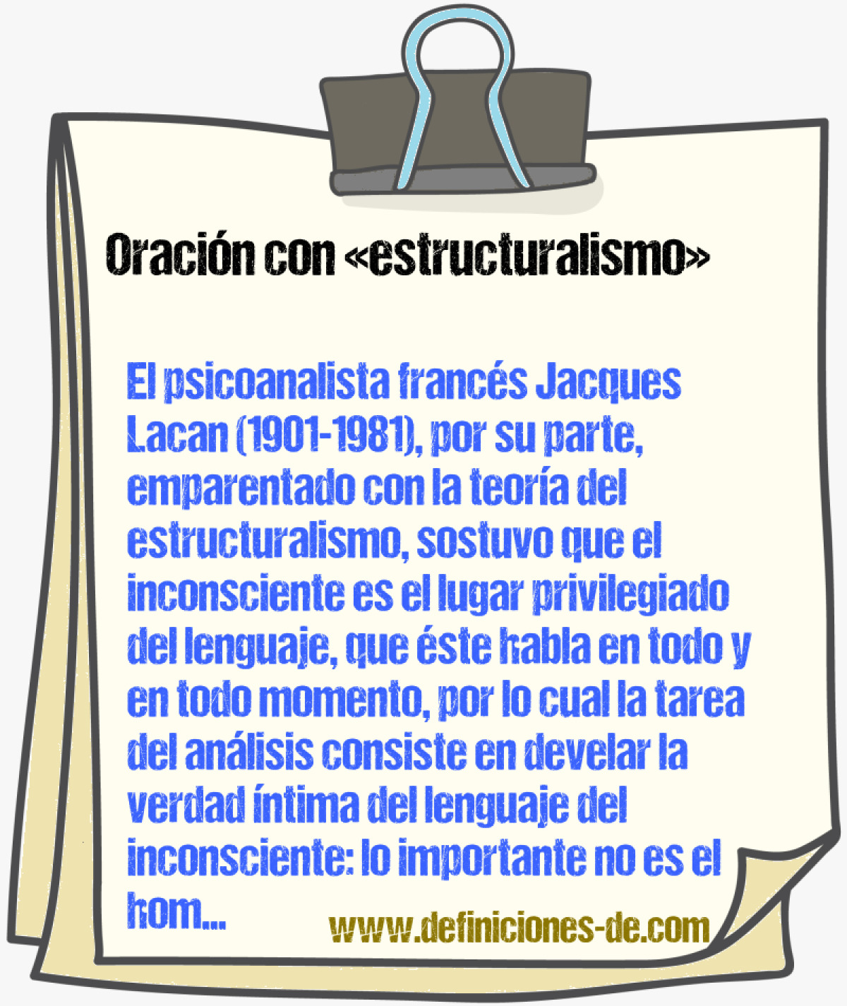 Ejemplos de oraciones con estructuralismo