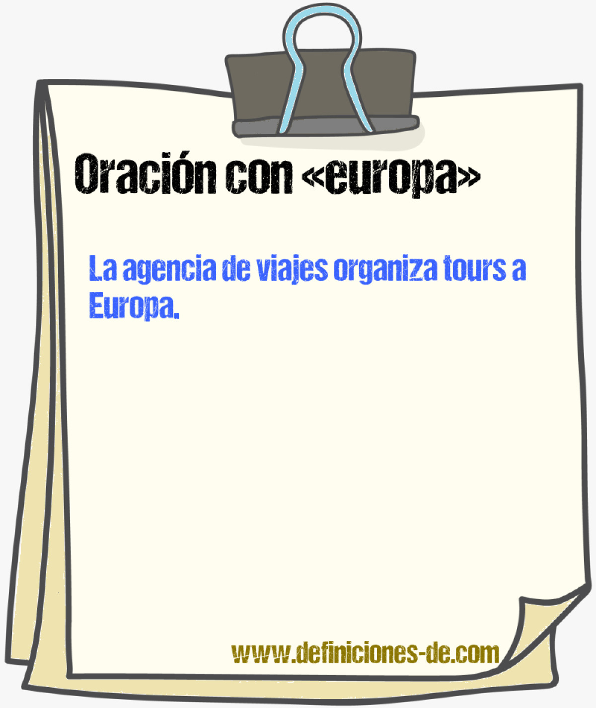 Ejemplos de oraciones con europa